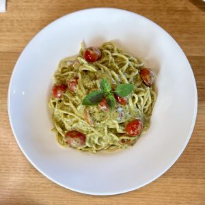 Spaghetti Pesto Pomodoro